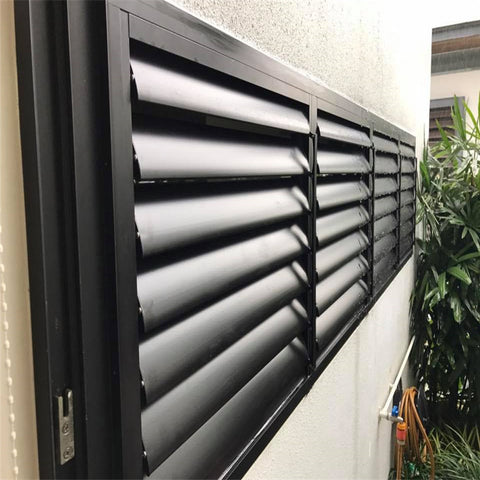 Louvered Fix Adjustable Metal Exterior House Aluminium Glass Louvers Aluminum Window Louver