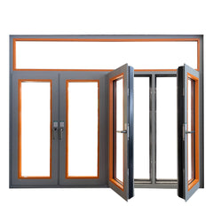 WDMA aluminium frame passive windows doors supplier hurricane impact curved sliding window