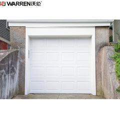 Warren 18x17 Black Garage Door With Side Windows Small Glass Garage Door Automatic Garage Door