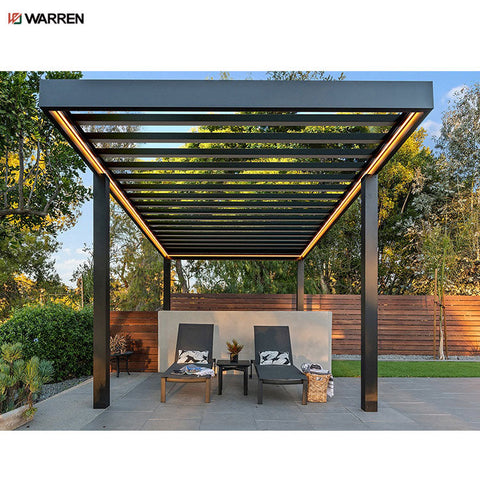 Warren China carport motorized profile aluminium pergola