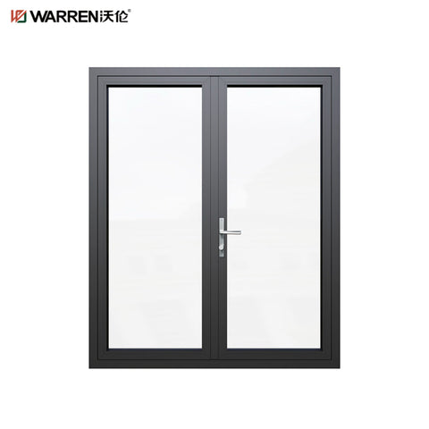 Warren 72x80 Outswing French Doors With Double Doors Interior Glass