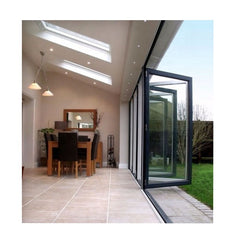 Wholesale Manufacturer Bi Fold Kitchen Patio Aluminum Profiles Bifold Security Entry Door