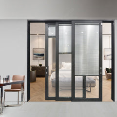 aluminum alloy tempered glass sliding doors and window  house