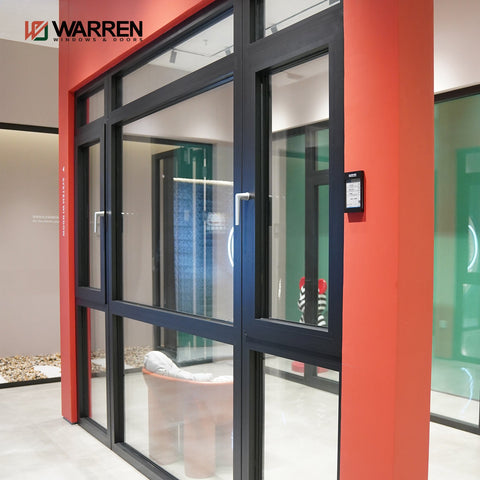 China Supplier Triple Glazed Passive House Window Casement Window Tilt-Turn Aluminum Window