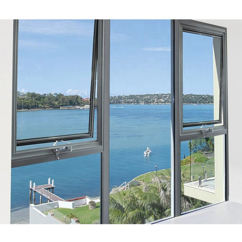 Aluminum Alloy Glass Window Double Glazed Aluminum Window Price Square Meter Aluminium Awning Swing Window