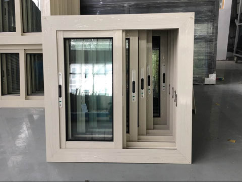 WDMA Modern Cheap Double Glass Sliding Pvc Window And Door Plastic Upvc Window