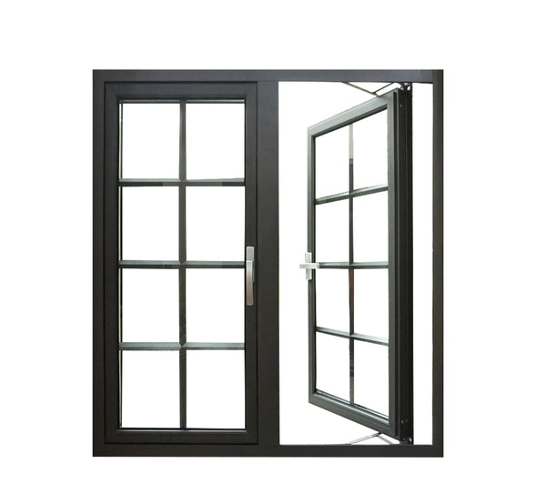 WDMA double Glazed Windows Aluminum  glass swing window