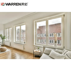 WDMA Double Glazed Tempered Glass Window Single Opening Window Fixed Glass Window Price