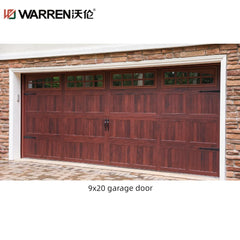 WDMA 24x14 Garage Door Insulated Glass Garage Doors Cost Aluminium Double Garage Door Prices