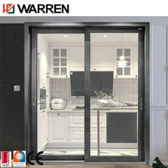 Multi sliding doors glass sliding door system for 3 glass slide windows door