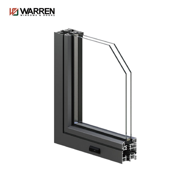 Cheap Factory Price  Slim Line Aluminium News Model Double Glazing Tilt Turn Window