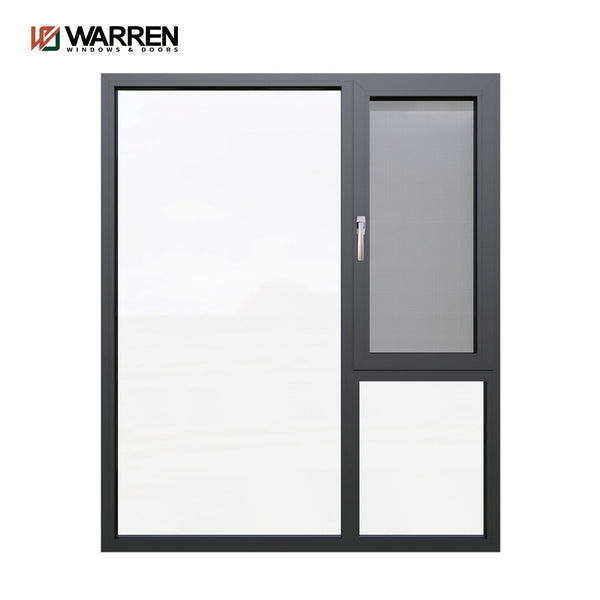 Hurricane Impact Aluminium Window Frame Glass Triple Glass Cheap Price Tilt Turn Windows