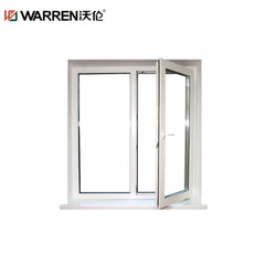 36x60 Push-out Casement Aluminium Double Glass Brown Single Hung Window For Sale