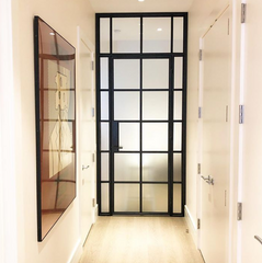 WDMA  Swiss carbon steel and thermal break galvanized steel interior steel door