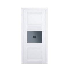 Beautiful Picture Aluminum Frame Glass Casement Door Interior Frosted Glass Bathroom Entry Door