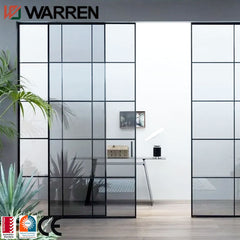 Aluminum bifold sliding door glass sliding door system manual slide