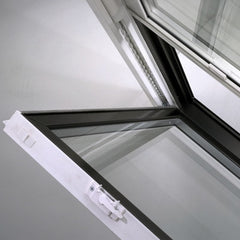 WDMA Hotian Popular Product Single Hung White Vinyl Upvc/Pvc Sliding Window