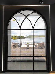 Aluminum Slim-line window system minimized borders for a maximized view double tempered casement glass windows