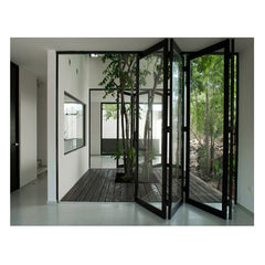 aluminium frame folding door folding glass aluminum folding door and window polycarbonate folding door