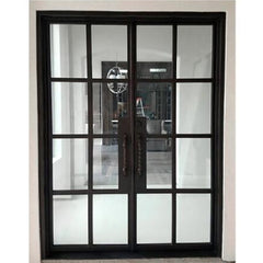 WDMA Wrought Iron Grid Pieces Exterior Steel Door Low Price