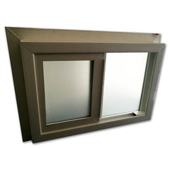 WDMA Hotian Brand Bathroom Used Privacy Glass PVC Sliding Windows With Mosqutio Net