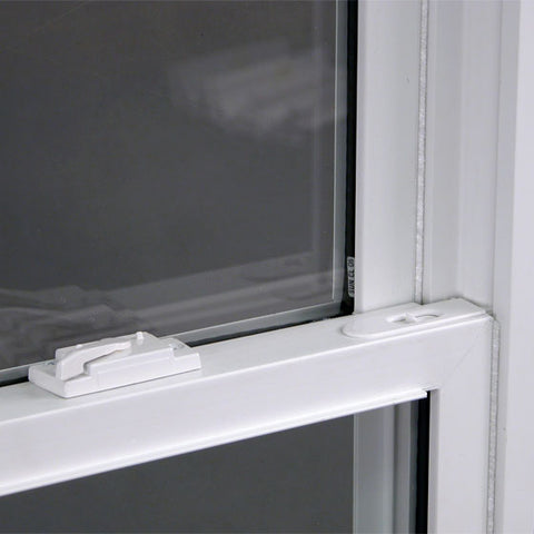 WDMA Hotian Popular Product Single Hung White Vinyl Upvc/Pvc Sliding Window