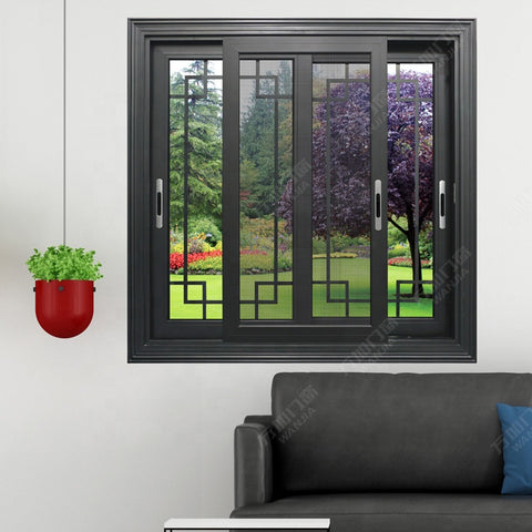 low-e aluminum glass window