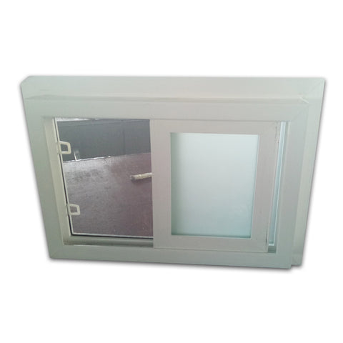 WDMA Top 10 Hot Sale House Bathroom Used Frosted Tempered Glass PVC Sliding Window