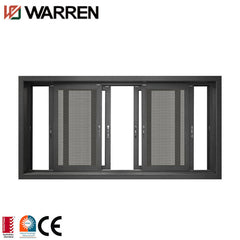 3 tracks sliding window aluminum slide and swing windows