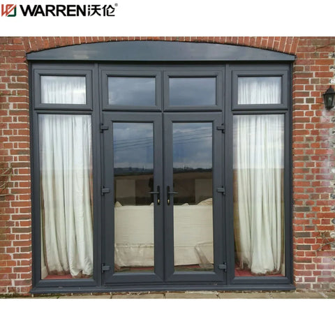 Warren 30x78 Exterior Door Arched Interior French Doors Glass Basement Door Aluminum Exterior