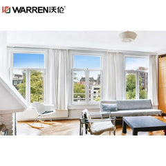 WDMA Double Pane Soundproof Glass Window Tempered Glass Double Hung Window Aluminum Window Companies