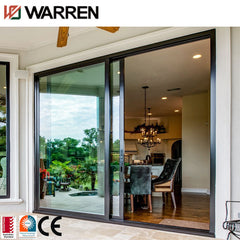 Double glazed sliding doors aluminum interior slide industrial sliding door