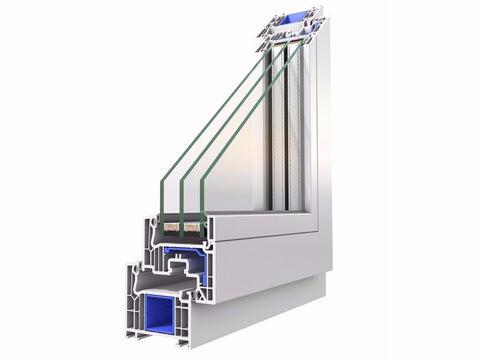 WDMA factory pvc window double glazed casement pvc windows