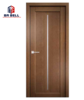 Laminated Glass Wooden Veneer Mdf Internal Door Design Single Swing Open Style Interior Doors on China WDMA