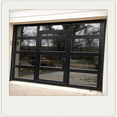 China WDMA Automatic electric sectional aluminum alloy frosted glass garage door