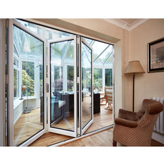 Best-selling Heavy Duty Aluminum Door Double Glazed Sunroom With Folding Door Price