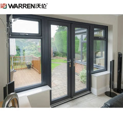 Warren 24 Inch Exterior Door French Exterior Aluminum Doors Black Modern Front Door Glass Patio