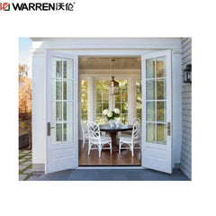 WDMA 20x80 Glass Door French 3/0 6/8 Door 60x96 Entry Door Aluminum Glass Exterior