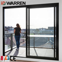 Magnetic sliding door aluminum window slide door system exterior