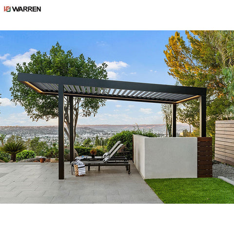 Warren 3*3 orient pergula bioclimatic aluminum pergola