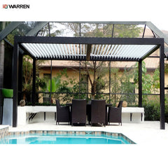 Warren motorized outdoor garden bioclimatic aluminium pergola