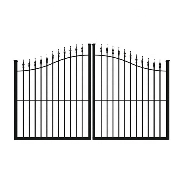 Metal Modern Gates Design And Fences Aluminum Power Coated Gate Outdoor Metal Gates