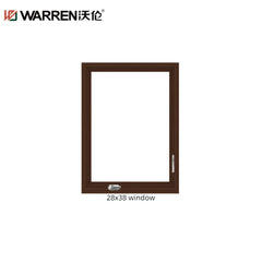 WDMA 28x60 Window Glass House Windows Small Double Pane Windows Aluminum