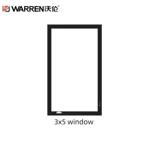 WDMA 3x5 Window Aluminum Casement Windows Exterior Casement Windows Glass