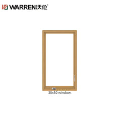 WDMA 32x54 Window Black Aluminium Casement Windows Double Glass Window Cost