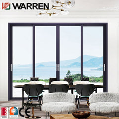 Double glazed sliding doors aluminum interior slide industrial sliding door