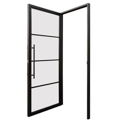 WDMA Toughen Glass Design European High Quality Swing Door