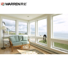 12x36 Picture Aluminium Low E Black Impact Window For Home