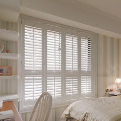 China WDMA wholesale plantation shutters louver blinds upvc window