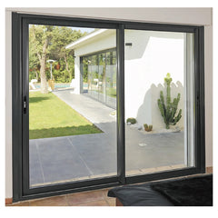 AS2047 Standard Residential Outdoor Double Glazed Glass American 96x80 Sliding Patio Door Wholesale